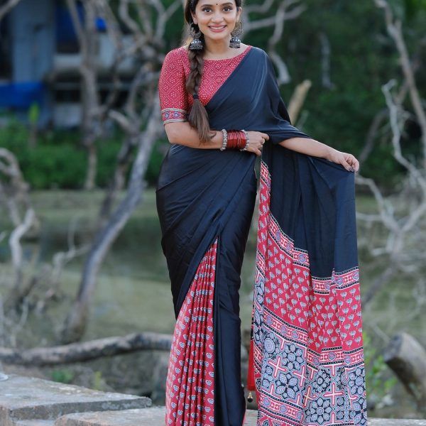 MADONA : SEMI MODAL WITH BLOUSE SAREE