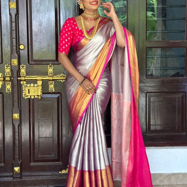 KUNDAVAI : SEMI KANCHIPURAM SILK SAREE